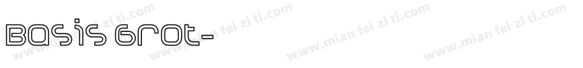 Basis Grot字体转换